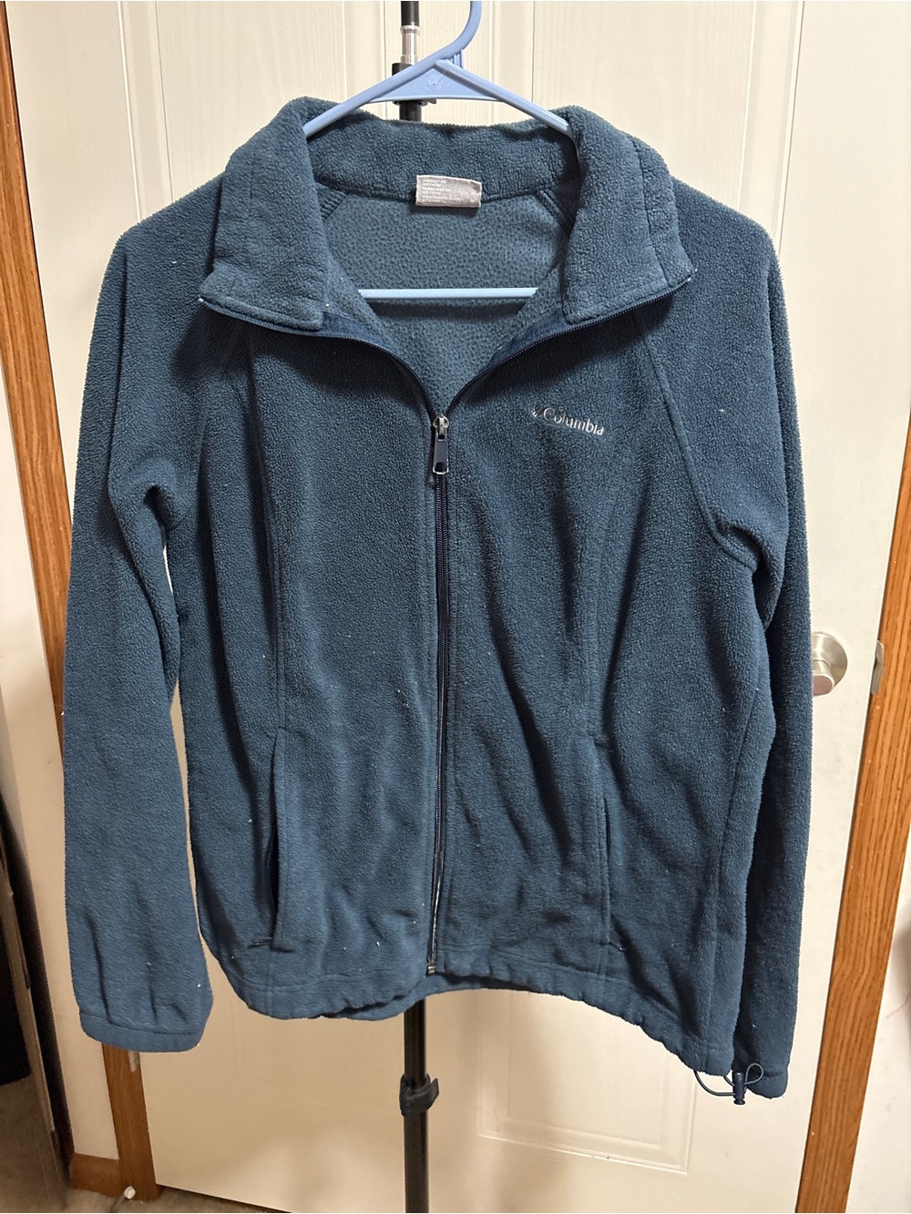 Columbia Navy Full-Zip Fleece Jacket